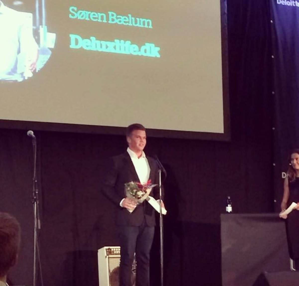 Søren Bælum på scenen til Ivækst